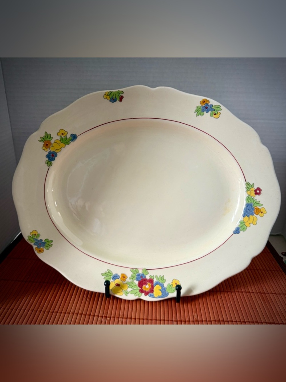 Royal Doulton Minden D5334 serving platter 1933-1959 EVC